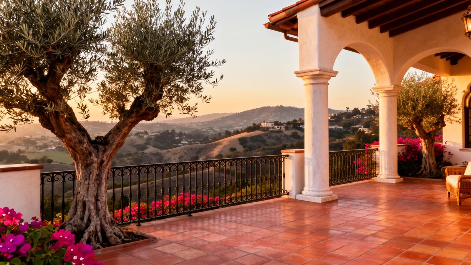 Luxury estate with coastal views